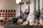 Solid Wood Dumbbell Set with Rack NOHRD DumbBells (5 to 25 kg)