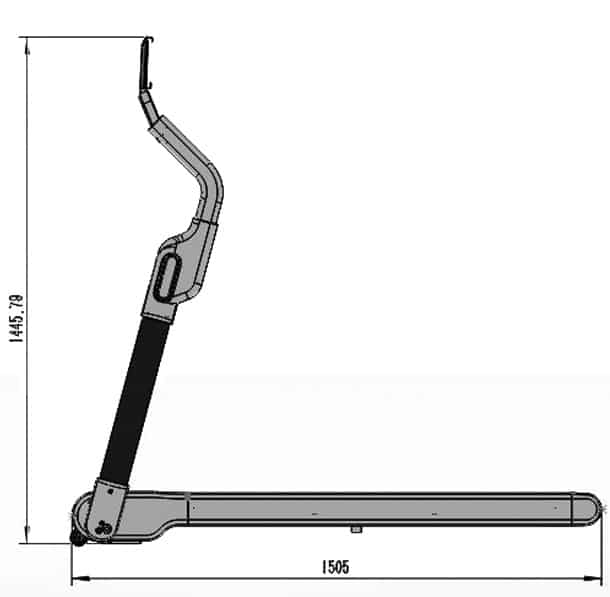 DKN AiRun-C Folding Treadmill and Walking Pad