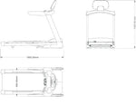 DKN AiRun-Z Foldable Treadmill with Orthopedic Cushioning