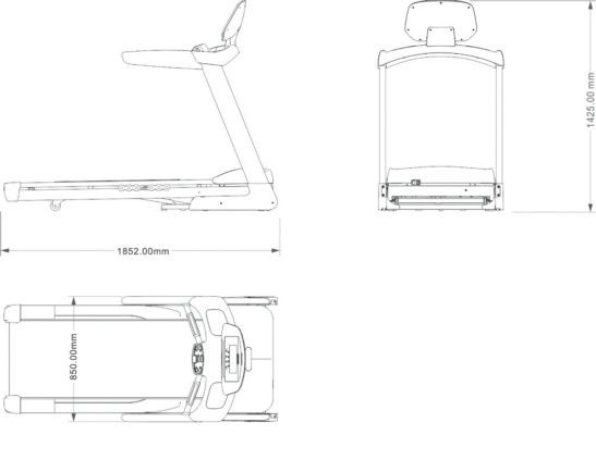 DKN AiRun-Z Foldable Treadmill with Orthopedic Cushioning