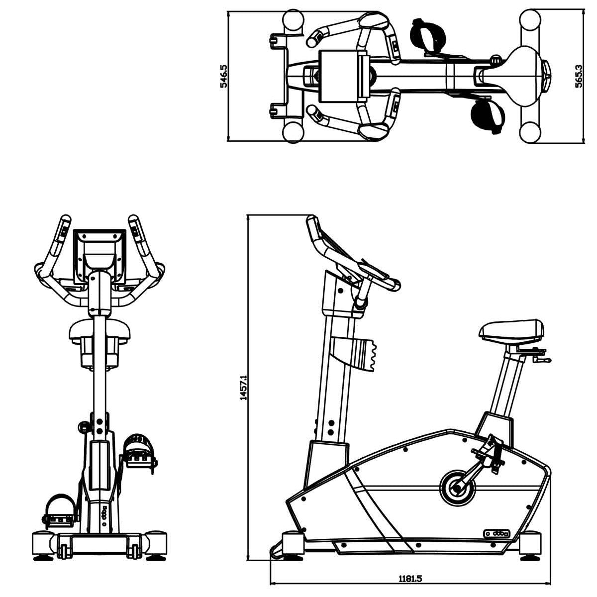 Vélo d'Appartement Ergomètre Semi-Professionnel DKN EB-2400 EMS
