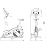 Vélo d'Appartement Ergomètre Haut de Gamme DKN EMB-600