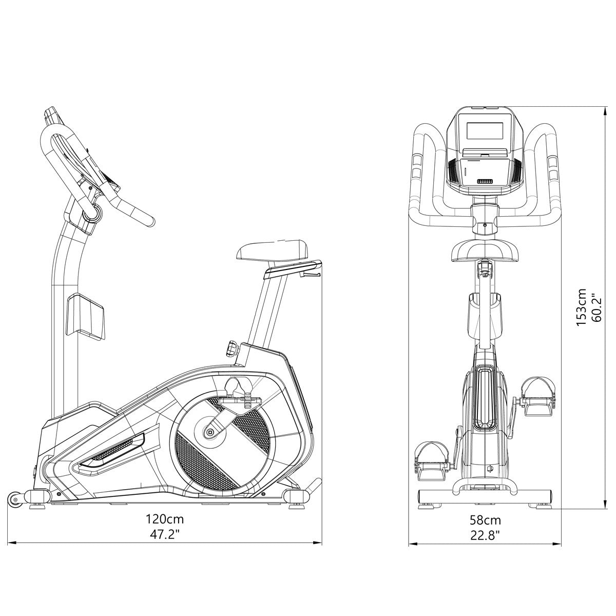Vélo d'Appartement Ergomètre Haut de Gamme DKN EMB-600