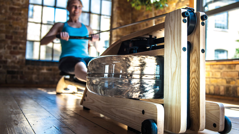 WaterRower A1 Vintage Oak Water Rower with S4 Monitor