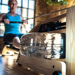 WaterRower Hybrid Vintage Oak Water Rower with Power Pulley
