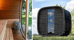 Sauna de vapor Holl's Onyxia Cube de exterior | Espacio Deporte