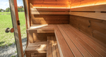 Sauna de vapor Holl's Onyxia Cube de exterior | Espacio Deporte