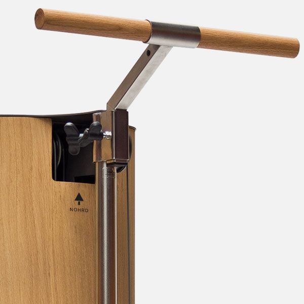NOHRD SlimBeam | Polea de musculación de diseño en madera maciza | Espace Sport