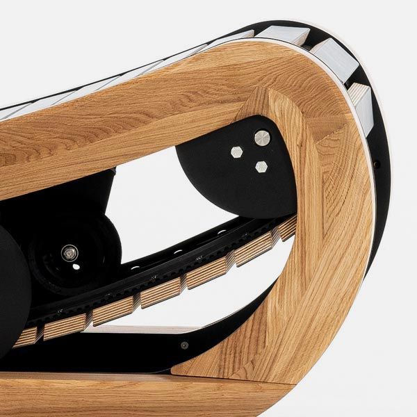 NOHRD SprintBok V.2 Curved Treadmill Solid Wood | Espace Sport