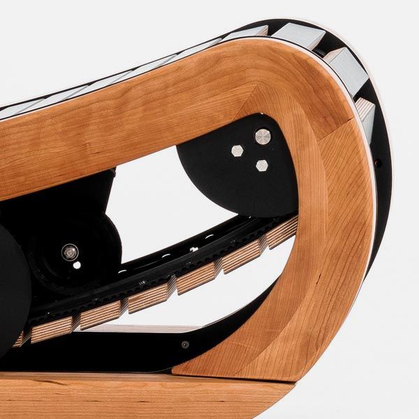 NOHRD SprintBok V.2 Curved Treadmill Solid Wood | Espace Sport