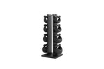 NOHRD Swing Tower 2-8kg | Tour d'Haltères Cuir & Bois Massif| Espace Sport