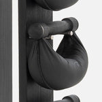 NOHRD Swing Tower 2-8kg | Tour d'Haltères Cuir & Bois Massif| Espace Sport