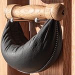 NOHRD Swing Tower 2-8kg | Tour d'Haltères Cuir & Bois Massif| Espace Sport